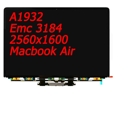 H IPS প্রকার Macbook রেটিনা Lcd A1932 Emc 3184 2560x1600 2018 সাল